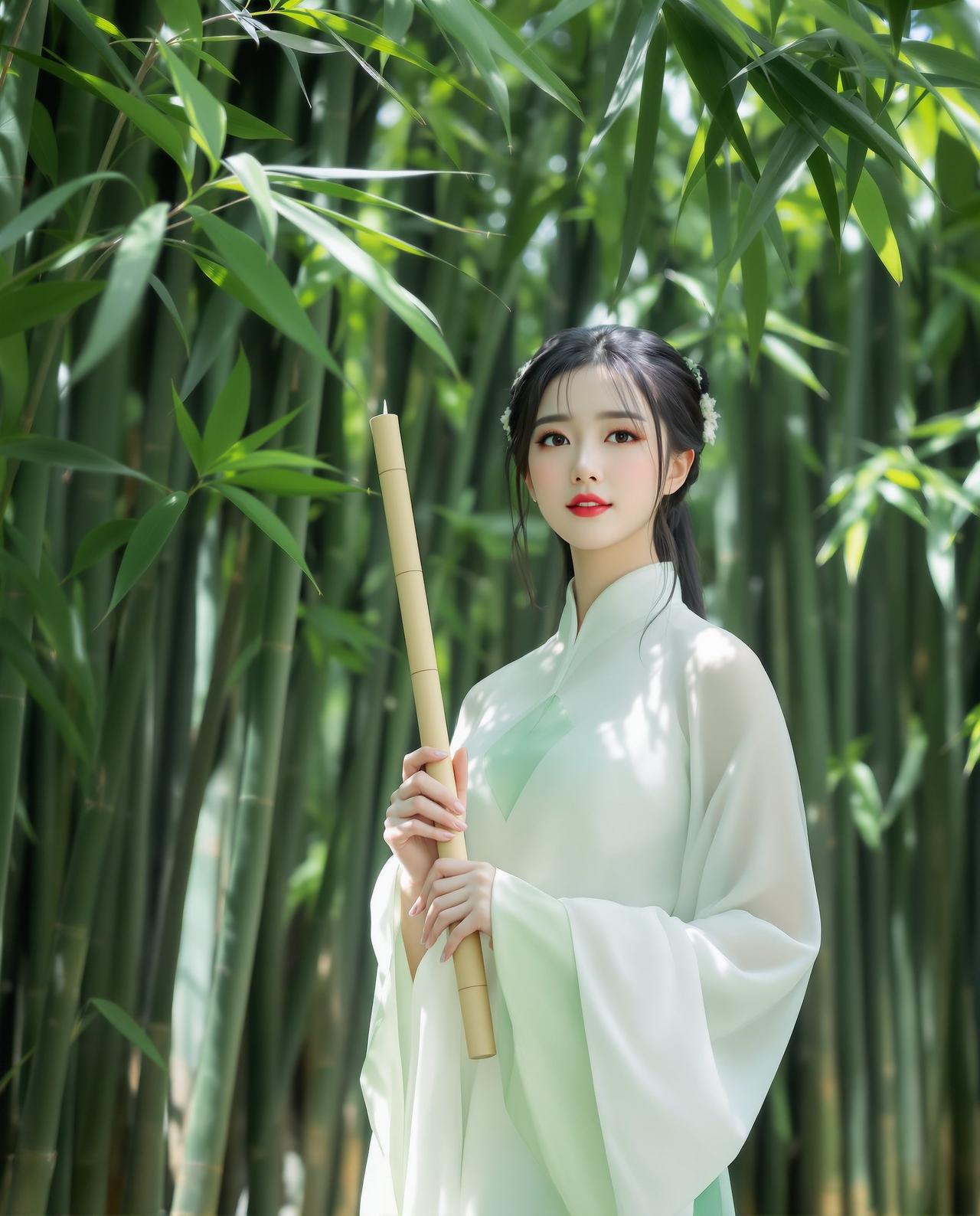 竹林深处的静谧